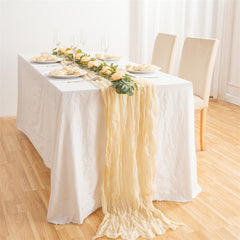 Lofaris 10 Pcs Nordic style Ruffled Party Yarn Table Runner