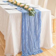 Lofaris 10 Pcs Nordic style Ruffled Party Yarn Table Runner