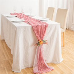 Lofaris 10 Pcs Nordic style Ruffled Party Yarn Table Runner