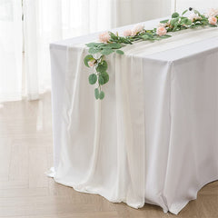 Lofaris 10 Pcs Seamless Rectangular Table Runner For Party Decor