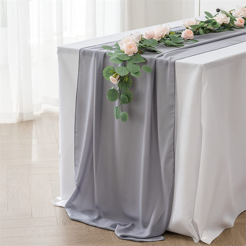 Lofaris 10 Pcs Seamless Rectangular Table Runner For Party Decor