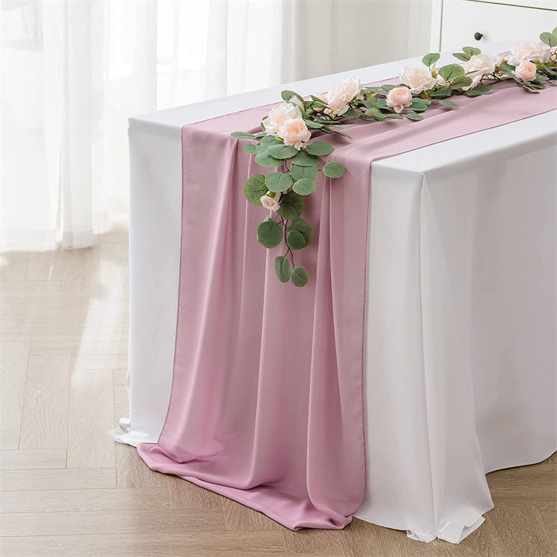 Lofaris 10 Pcs Seamless Rectangular Table Runner For Party Decor