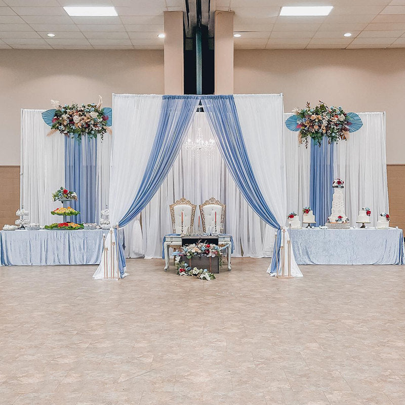 Lofaris 10FTx10FT Metal Double Crossbar Backdrop Frame Kit