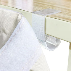 Lofaris 12 Pcs Adjustable Sizing Plastic Table Skirt Clips