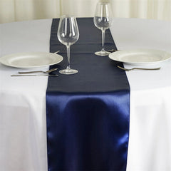 Lofaris 12W x 108L Seamless Satin Table Runner for Party Decor