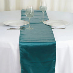 Lofaris 12W x 108L Seamless Satin Table Runner for Party Decor