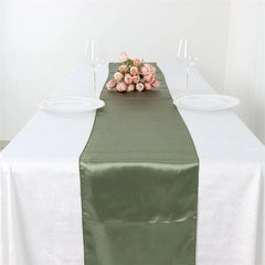 Lofaris 12W x 108L Seamless Satin Table Runner for Party Decor