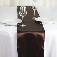 Lofaris 12W x 108L Seamless Satin Table Runner for Party Decor