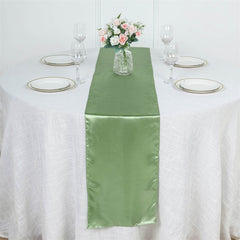 Lofaris 12W x 108L Seamless Satin Table Runner for Party Decor
