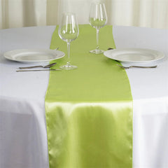 Lofaris 12W x 108L Seamless Satin Table Runner for Party Decor