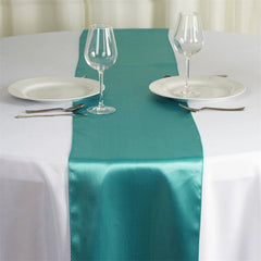 Lofaris 12W x 108L Seamless Satin Table Runner for Party Decor