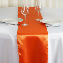Lofaris 12W x 108L Seamless Satin Table Runner for Party Decor