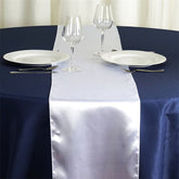 Lofaris 12W x 108L Seamless Satin Table Runner for Party Decor