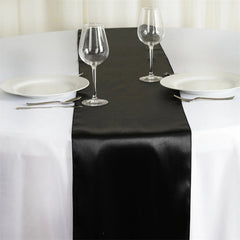 Lofaris 12W x 108L Seamless Satin Table Runner for Party Decor