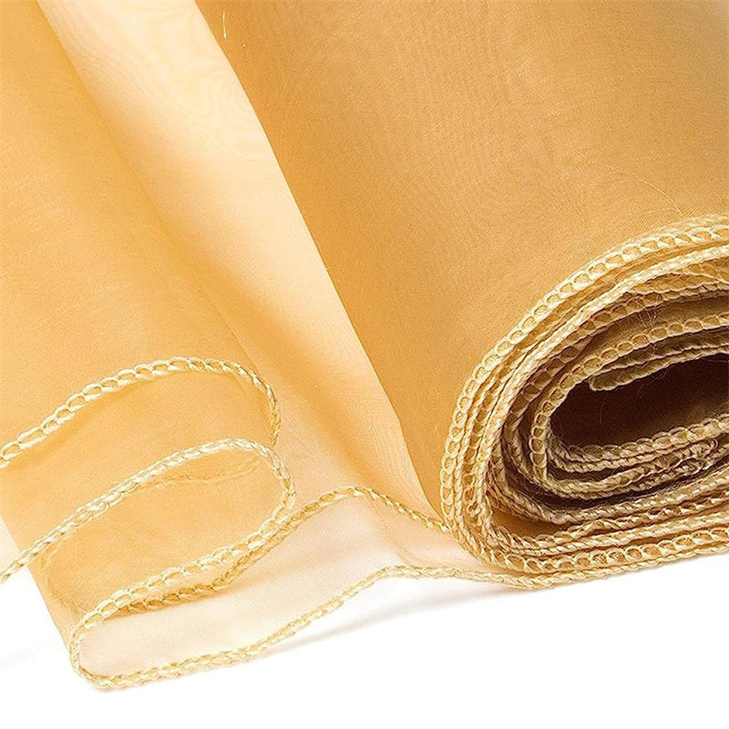 Lofaris 12X108 Inch Ivory Sheer Organza Table Runner For Decor