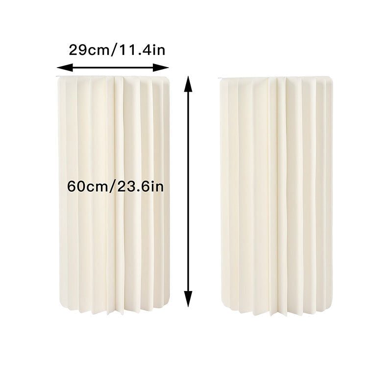 Lofaris 2 Pcs White Column Cardboard Wedding Altar Stand