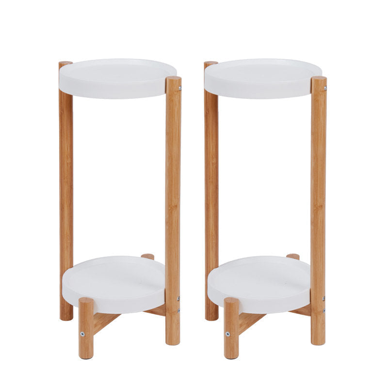 Lofaris 2 Tier Garden Corner Plants Stand Flower Planter