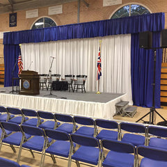 Lofaris 20FTX10FT Double Crossbar Hangers Pipe Drape Stand