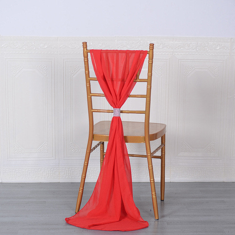 Lofaris 20X78 Inch Premium Chiffon Wedding Chair Sashes
