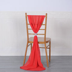 Lofaris 20X78 Inch Premium Chiffon Wedding Chair Sashes