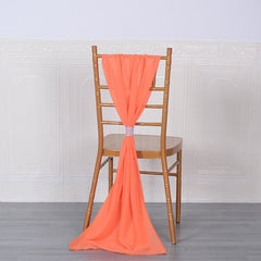 Lofaris 20X78 Inch Premium Chiffon Wedding Chair Sashes
