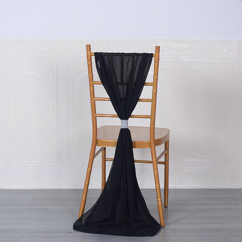 Lofaris 20X78 Inch Premium Chiffon Wedding Chair Sashes