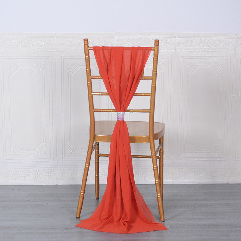 Lofaris 20X78 Inch Premium Chiffon Wedding Chair Sashes