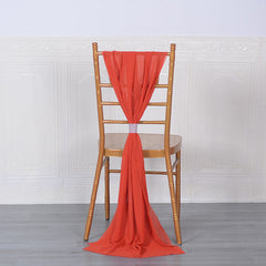 Lofaris 20X78 Inch Premium Chiffon Wedding Chair Sashes