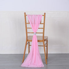 Lofaris 20X78 Inch Premium Chiffon Wedding Chair Sashes