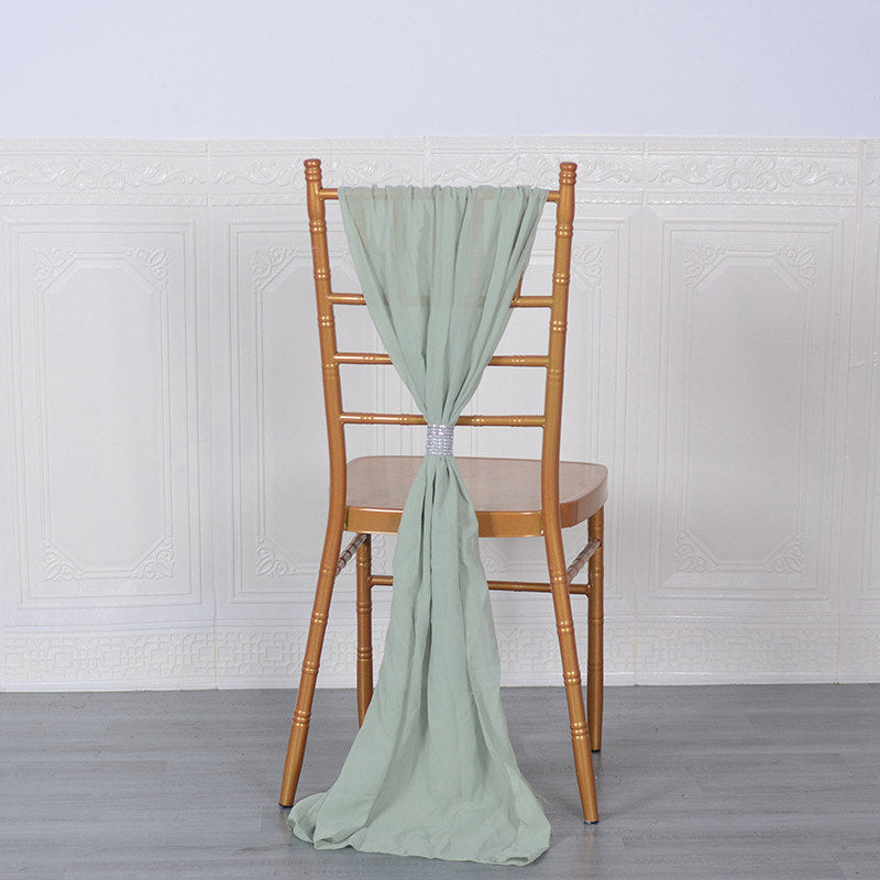 Lofaris 20X78 Inch Premium Chiffon Wedding Chair Sashes