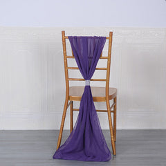 Lofaris 20X78 Inch Premium Chiffon Wedding Chair Sashes