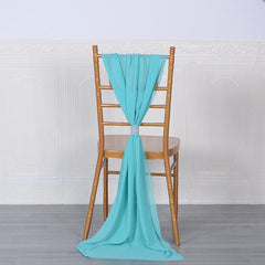 Lofaris 20X78 Inch Premium Chiffon Wedding Chair Sashes