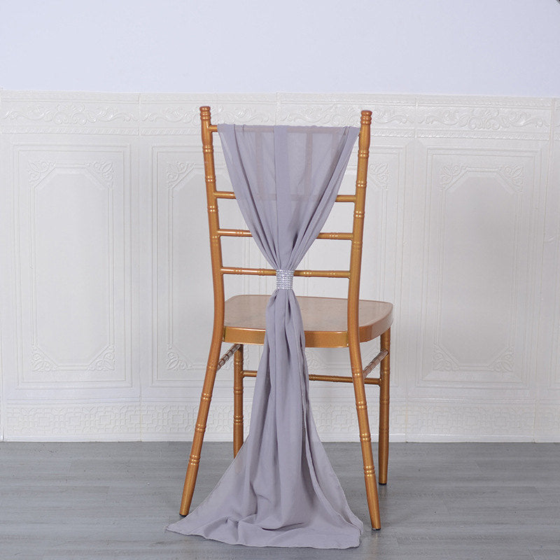 Lofaris 20X78 Inch Premium Chiffon Wedding Chair Sashes