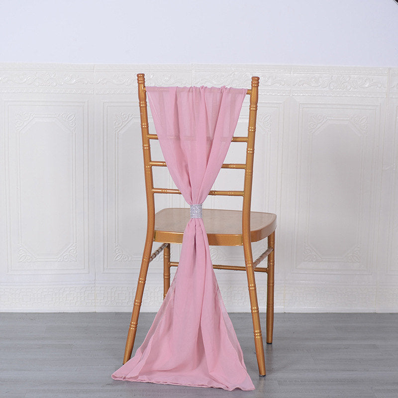 Lofaris 20X78 Inch Premium Chiffon Wedding Chair Sashes