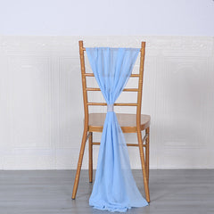 Lofaris 20X78 Inch Premium Chiffon Wedding Chair Sashes