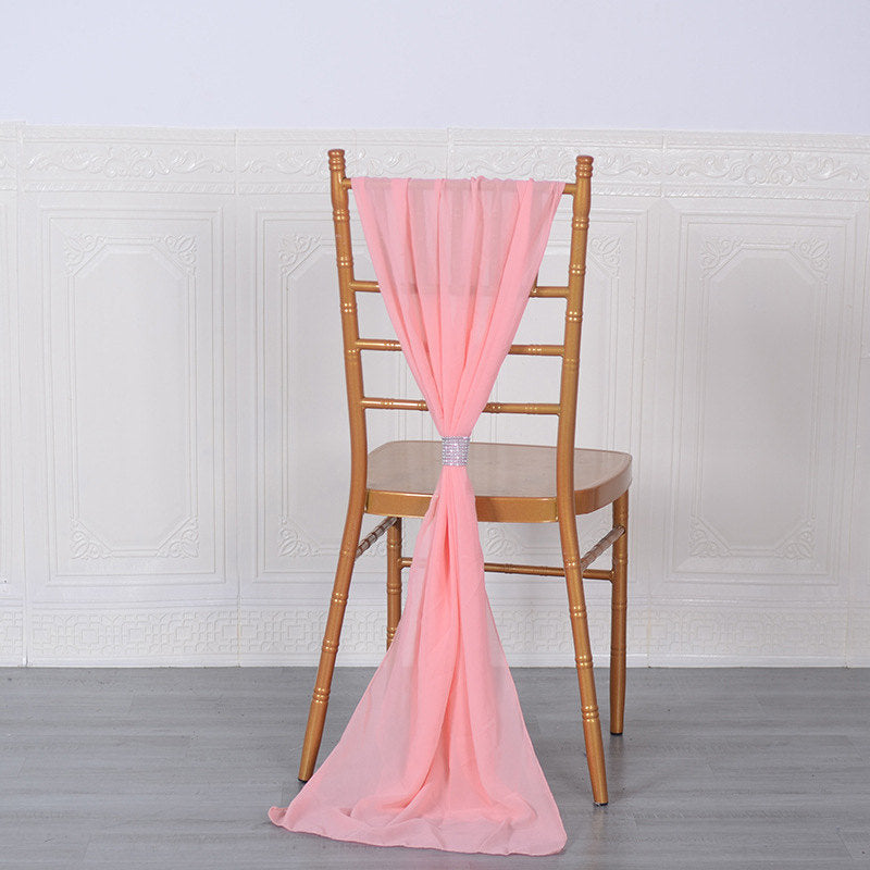 Lofaris 20X78 Inch Premium Chiffon Wedding Chair Sashes