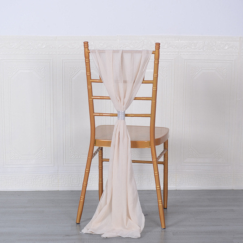 Lofaris 20X78 Inch Premium Chiffon Wedding Chair Sashes