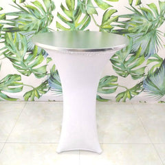 Lofaris 2FT Spandex Stretch Fitted Cocktail Table Top Cover