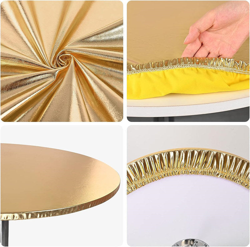 Lofaris 2FT Spandex Stretch Fitted Cocktail Table Top Cover