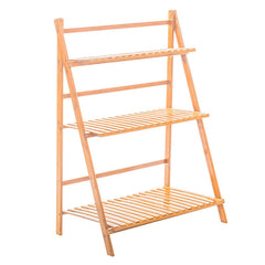 Lofaris 3 Tier Gold Flower Pot Rack Display Shelf Plants Holder
