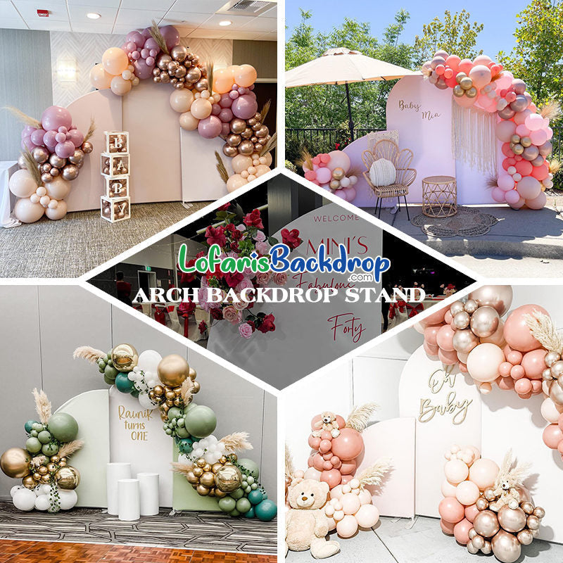 Lofaris 3x6FT Chiara Arch Frame Metal Stand for Party