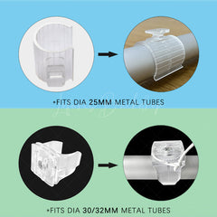 Lofaris 5 Pack Magic Clips to Attach Backdrop