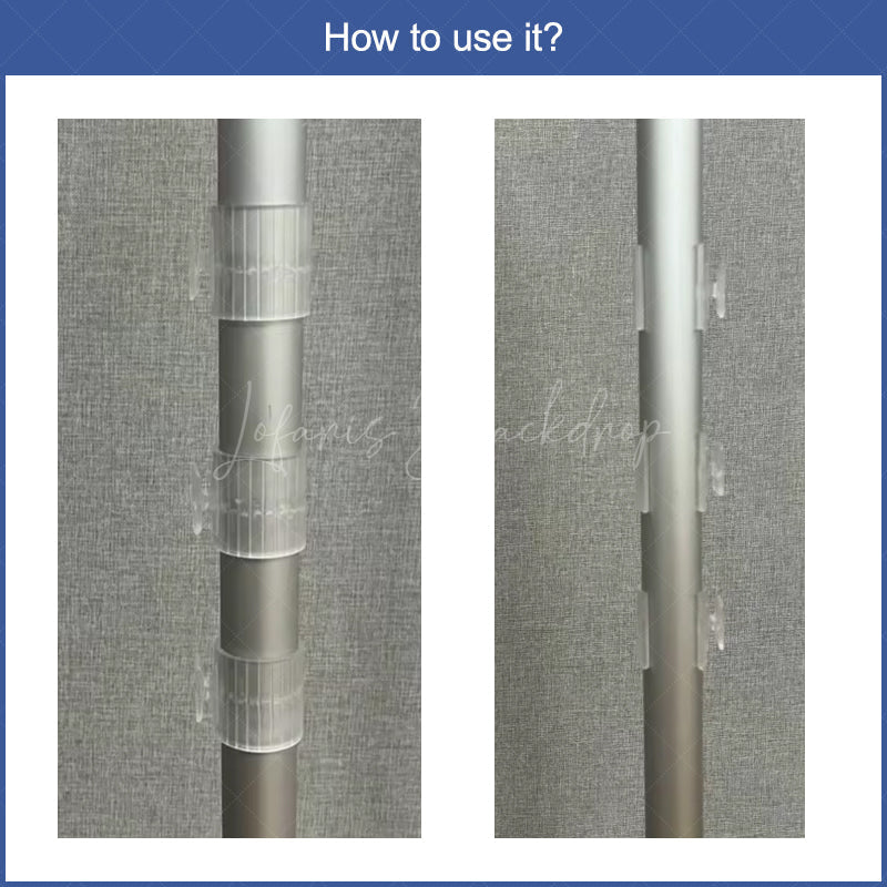 Lofaris 5 Pack Magic Clips to Attach Balloons Decor Backdrop Stand