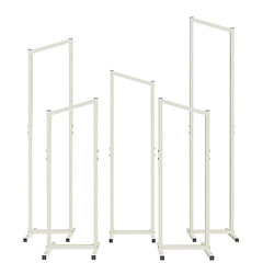 Lofaris 5 Pcs White Metal Flower Dispaly Wedding Arch Decor