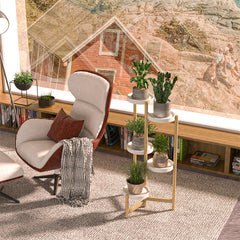 Lofaris 5 Tier Tall Corner Plant Stand Holder For Outdoor Garden