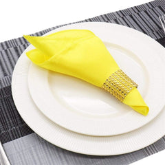 Lofaris 50 Pcs Folded Mouth Cloth Solid Color Restaurant Towel