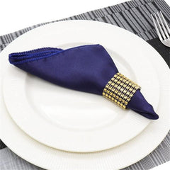 Lofaris 50 Pcs Folded Mouth Cloth Solid Color Restaurant Towel