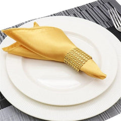 Lofaris 50 Pcs Folded Mouth Cloth Solid Color Restaurant Towel