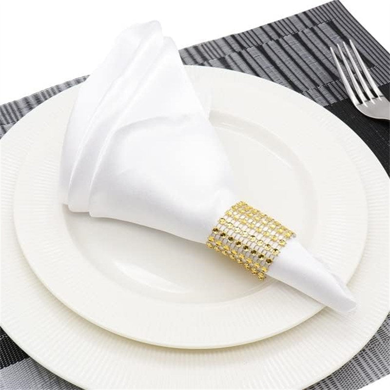 Lofaris 50 Pcs Folded Mouth Cloth Solid Color Restaurant Towel