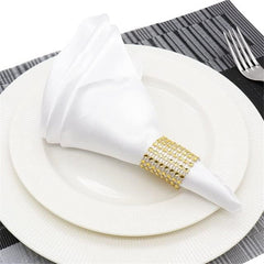 Lofaris 50 Pcs Folded Mouth Cloth Solid Color Restaurant Towel